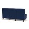 Lesro Siena Lounge Reception Armless 3 Seat Tandem Seating No Center Arms, Walnut, MD Ink Back, MD Ink Seat SN3102 - alternate 3